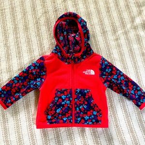 Infant 0-3 The North Face fleece jacket. Barely worn.
